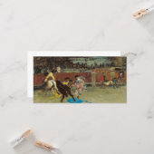 Bullfight (von Marià Fortuny) Karte (Vorderseite/Rückseite Beispiel)