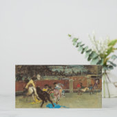 Bullfight (von Marià Fortuny) Karte (Stehend Vorderseite)