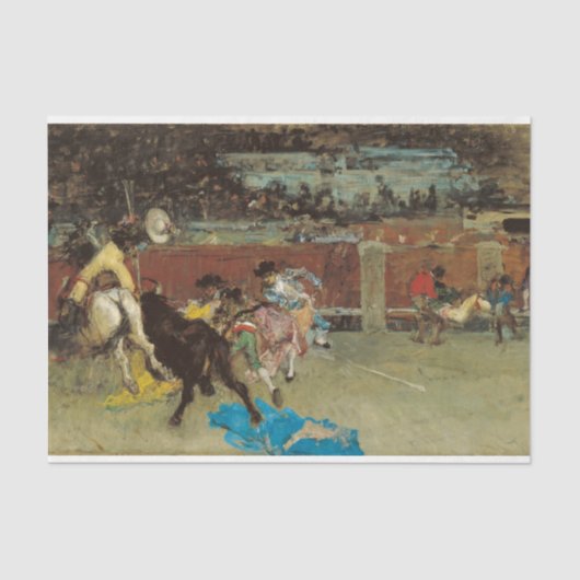 Bullfight (von Marià Fortuny) Seidenpapier (Vorderseite)