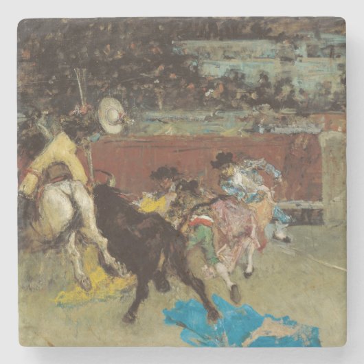 Bullfight (von Marià Fortuny) Steinuntersetzer (Vorderseite)