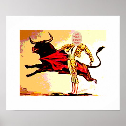 Bullfighter-Karneval-Plakat Poster (Vorne)