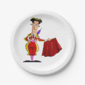 Bullfighter-Teller Pappteller (Vorderseite)