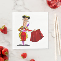 Bullfighter und Rote Kap Napkins