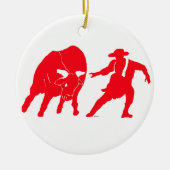 BullfighterRed Keramikornament (Vorne)