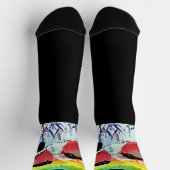 Bullfinch Bird Crew Socks Socken (Oben)