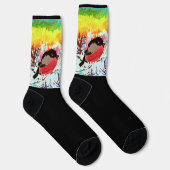 Bullfinch Bird Crew Socks Socken (Rechts)