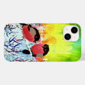 Bullfinch Birds Case-Mate iPhone Hülle (Rückseite (Horizontal))