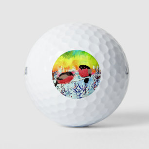 Bullfinch Birds Golfball
