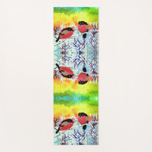 Bullfinch Birds Yogamatte