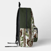 Bullfinch des Waldbeers Bedruckter Rucksack (Links)