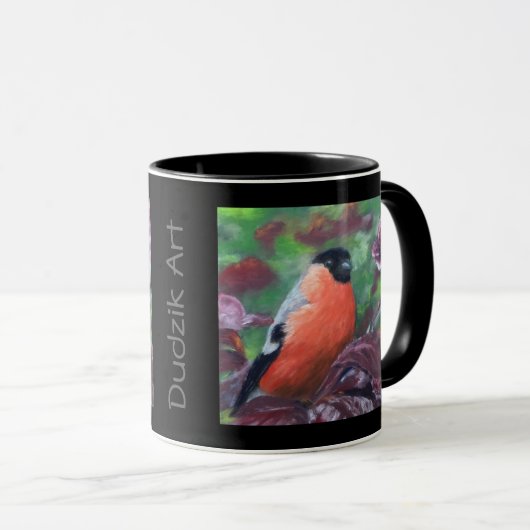 Bullfinch "Schönheit unter den Bäumen" Dudzik Tasse (VorderseiteRechts)
