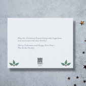 Bullfinch & Snow Landscape Weihnachtskarte Feiertagskarte