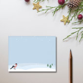 Bullfinch & Snowy Landschaft Post-it-Hinweise Post-it Klebezettel