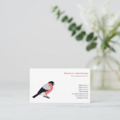 Bullfinch-Visitenkarte Visitenkarte (Stehend Vorderseite)