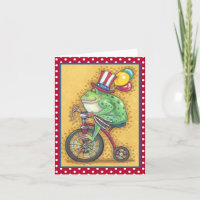 BULLFROG 4TH OF JULY, FROG NOTE CARD Verse
