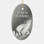 Bullfrog Art Ornament Personalisierte Froschdekora (Rechts)