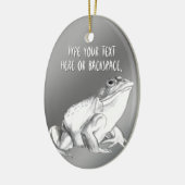 Bullfrog Art Ornament Personalisierte Froschdekora (Links)