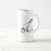 Bullfrog Art Tasse Frosch Beer Stein Frog Tasse (VorderseiteRechts)