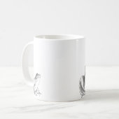 Bullfrog Art Tasse Frosch Kaffee Cup Frosch Tasse (Vorderseite Links)