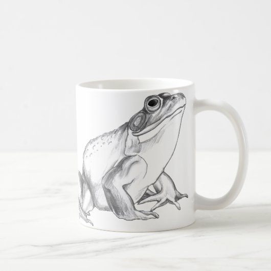 Bullfrog Art Tasse Frosch Kaffee Cup Frosch Tasse (Rechts)
