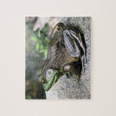 Bullfrog auf Felslandschaft Puzzle (Vertikal)