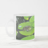 Bullfrog auf Lilypads Mattglastasse (Links)