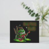 Bullfrog-Blues Postkarte (Stehend Vorderseite)