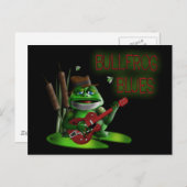 Bullfrog-Blues Postkarte (Vorne/Hinten)
