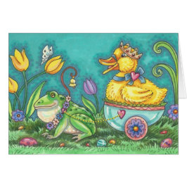 BULLFROG & DUCK PRINCE EASTER GREETCARD Verse