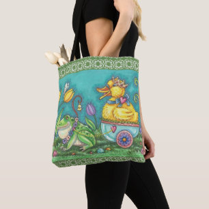 BULLFROG & DUCK PRINCE OSTERER SPRING TOTE BAG Med Tasche