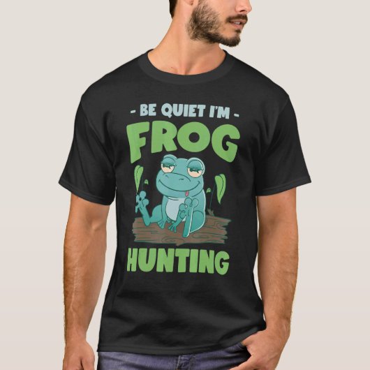 Bullfrog Hunter Frog Gigging Frog Catching T-Shirt (Vorderseite)