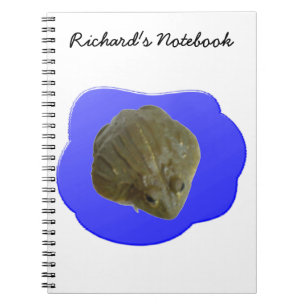 Bullfrog in Pond individualisierbares Notebook Notizblock