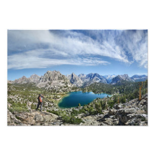 Bullfrog Lake and Kearsarge Pass - Sierra Fotodruck