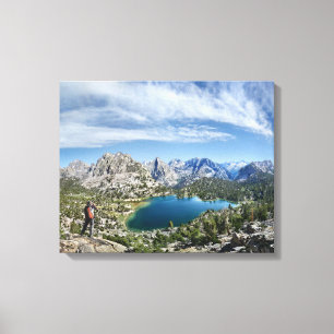 Bullfrog Lake and Kearsarge Pass - Sierra - Leinwa Leinwanddruck