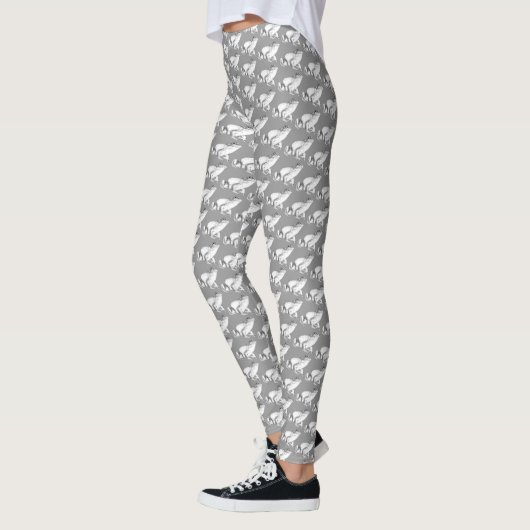 Bullfrog-Leggings Niedlich Frosch Art Stretchy Pan Leggings (Links)