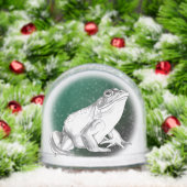Bullfrog Snow Globe Cool Custom Frog Snow Globe Schneekugeln (Weihnachten)