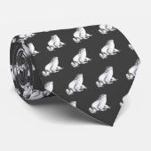 Bullfrog Tie Wildlife Art Tie Frog Neckties Gifts Krawatte (Gerollt)