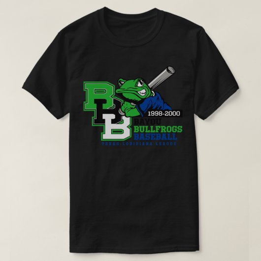 Bullfrogs Baseball T-Shirt (Design vorne)