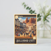 Bullhead City, Arizona | Vintage Postkarte (Stehend Vorderseite)