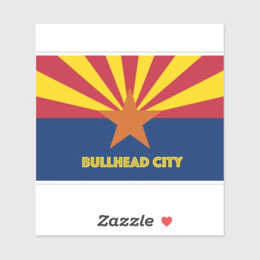 Bullhead City Aufkleber (Blatt)