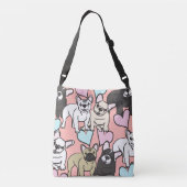 Bullhhunde Tragetaschen Mit Langen Trägern (Rückseite)