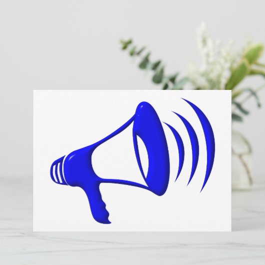 Bullhorn - Fügen Sie Ihre eigenen Worte hinzu (Stehend Vorderseite)