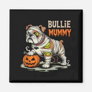 Bullie-Mummy-Halloween-Bulldogge Magnet