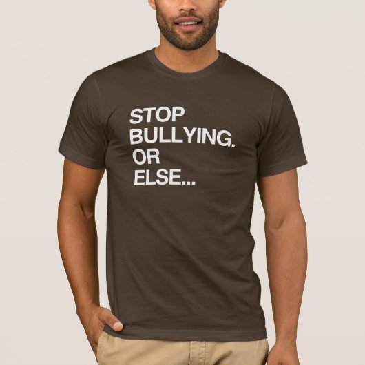 BULLING ODER ELSE AUFBEWAHREN T-Shirt (Vorderseite)