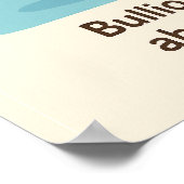 Bullio® Before Lifting - Funny Cartoon Gym Poster (Ecke)