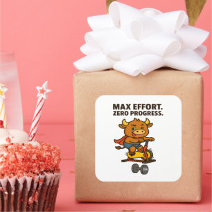 Bullio Gym Spaß Sticker - Gag-Geschenk für Workout