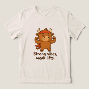 Bullio® - Starker Geist, kleines Leben   Funny Car Tri-Blend Shirt