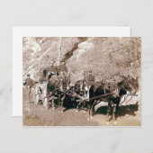 Bullion Bühne Coach Vintag Postkarte (Vorne/Hinten)