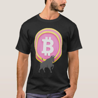 Bullisch auf Bitcoin Kryptowährung Investor Blockc T-Shirt