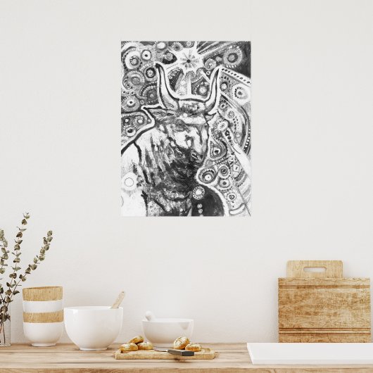 bullisch poster (Küche)